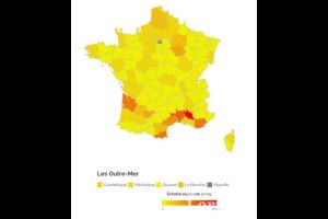 Carte vente pesticides France 2017